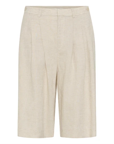 Gestuz - GZRiava Shorts - Light Sand Melange 